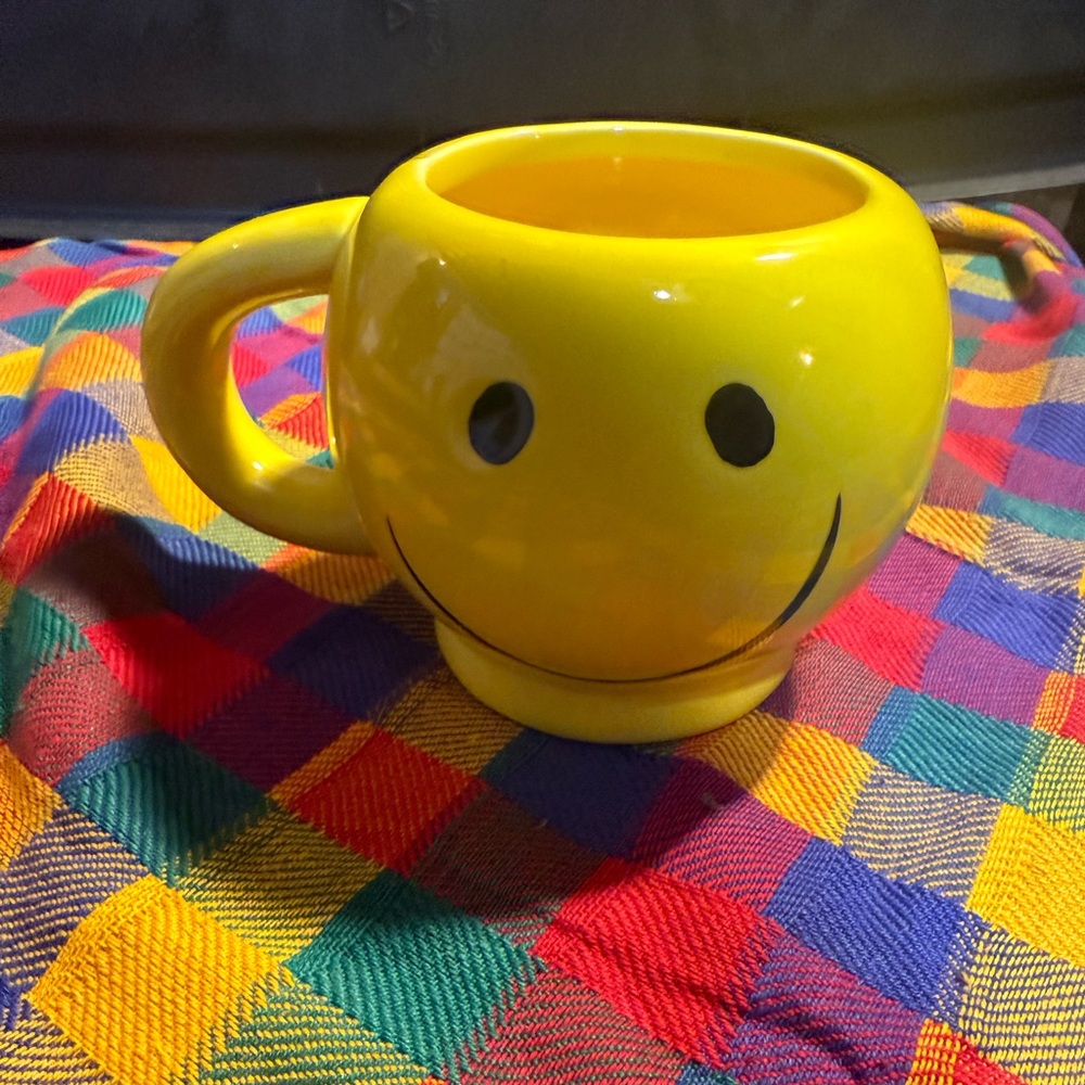 Yellow Smiley Face Mug